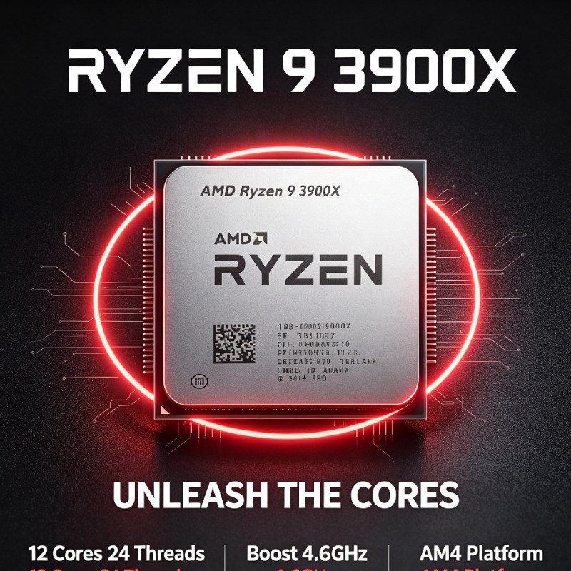 Amd Cpu Ryzen 9 - AMD Ryzen 9 3900X Computer Processor