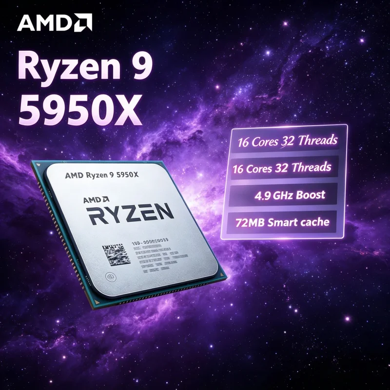 Amd Cpu Ryzen 9 - AMD Ryzen 9 5950X 64MB Large