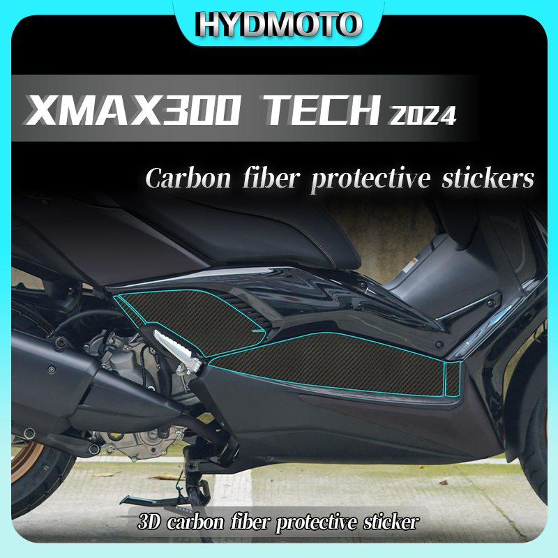 Moto Tech Accessories & Workshop - For Yamaha XMAX300 TECH 2024 stickers