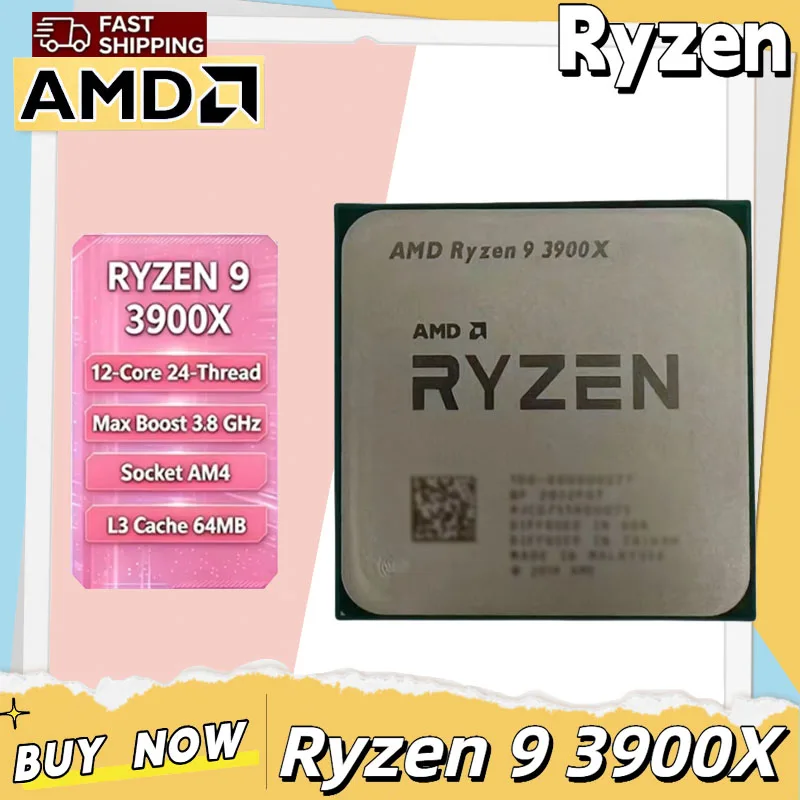 Amd Cpu Ryzen 9 - AMD Ryzen 9 3900X Desktop Processor