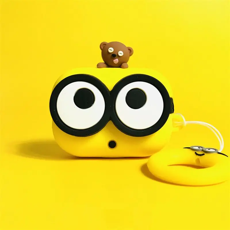 Power Bank Wireless - Minionsed Cute Cartoon Silicone Case for
