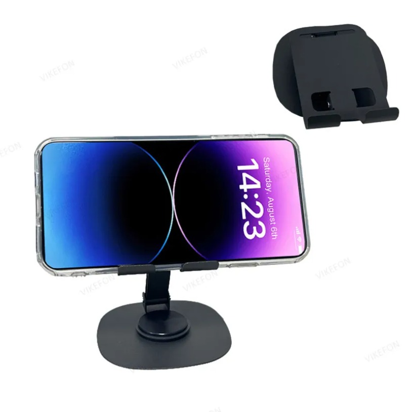 Universal 360° Rotation Deskto - Phone Stand Aluminum recension och pris