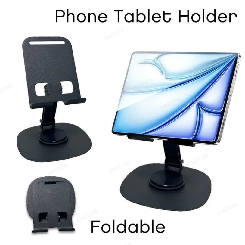 Universal 360° Rotation Deskto - Phone Stand Aluminum recension och pris