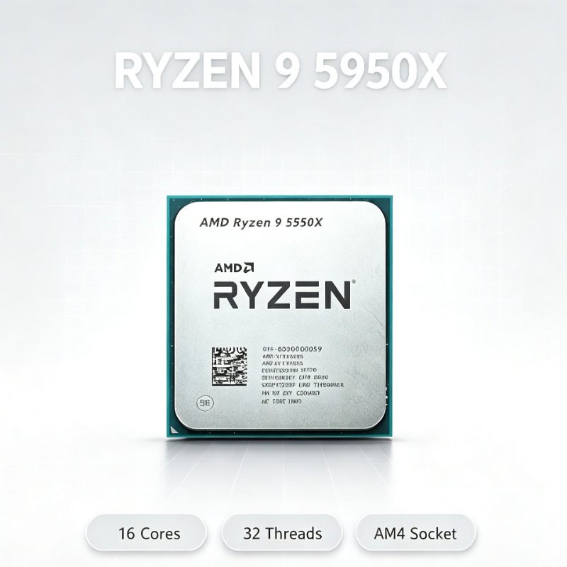 AMD Ryzen 9 5950X Socket AM4 C - Amd Cpu Ryzen 9 recension och pris