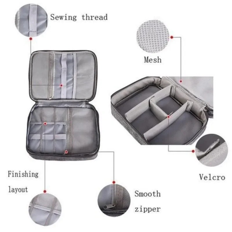 Electronics Organizer Travel C - Tech Accessories Storage recension och pris