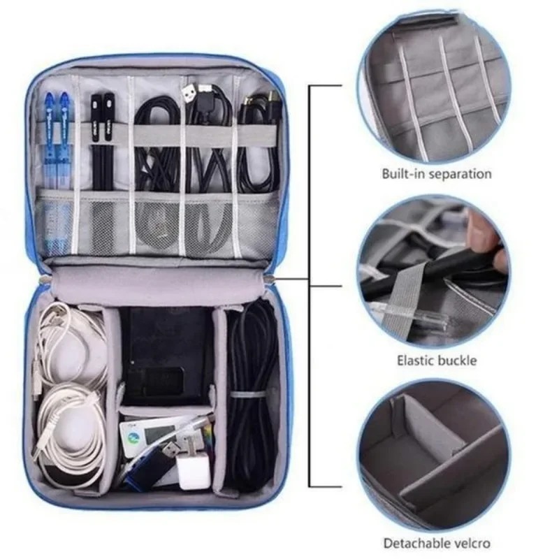 Electronics Organizer Travel C - Tech Accessories Storage recension och pris