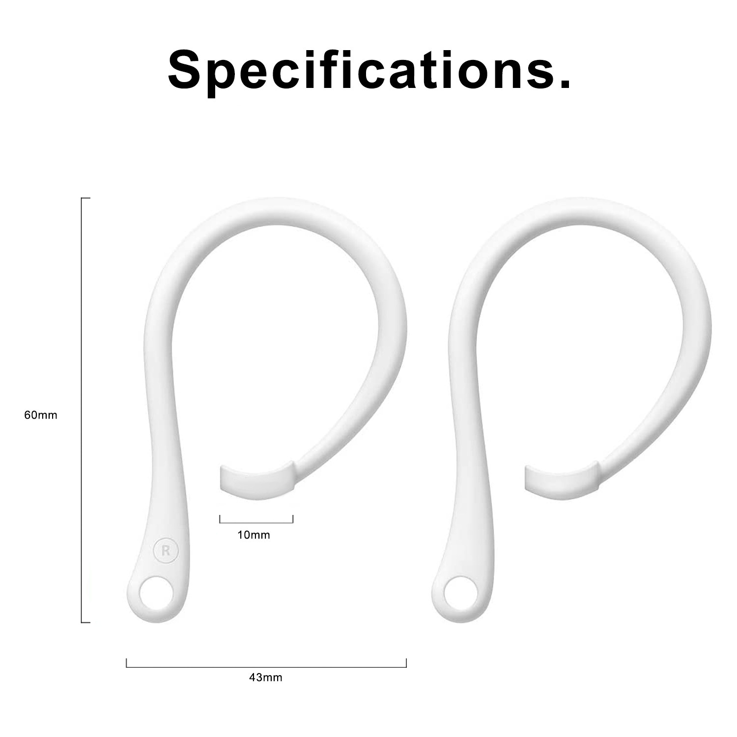 1 Pairs Anti-lost Earhooks For - Power Bank Wireless recension och pris