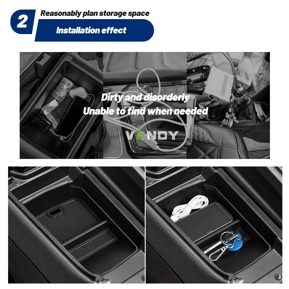 Car Center Armrest Storage Box - Tech Accessories Storage recension och pris