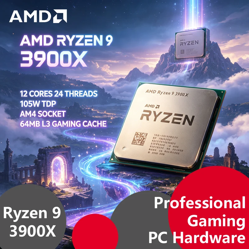 AMD Ryzen 9 3900X Tray Unlocke - Amd Cpu Ryzen 9 recension och pris