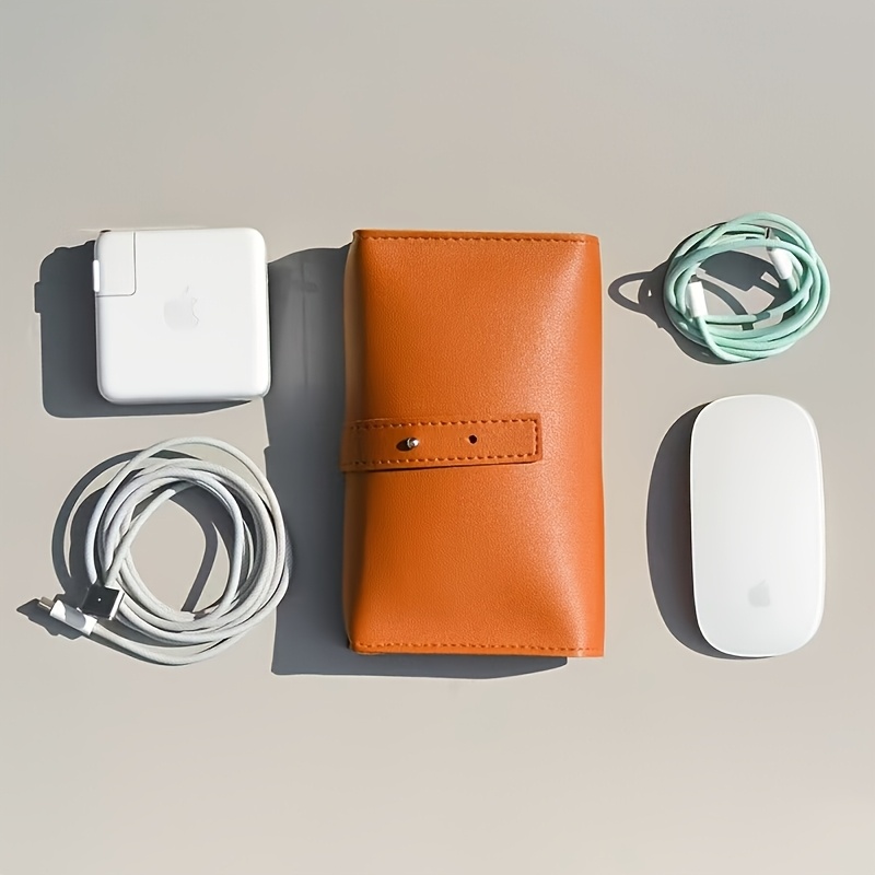 1pc PU Leather Multi-Compartme - Tech Accessories Storage recension och pris