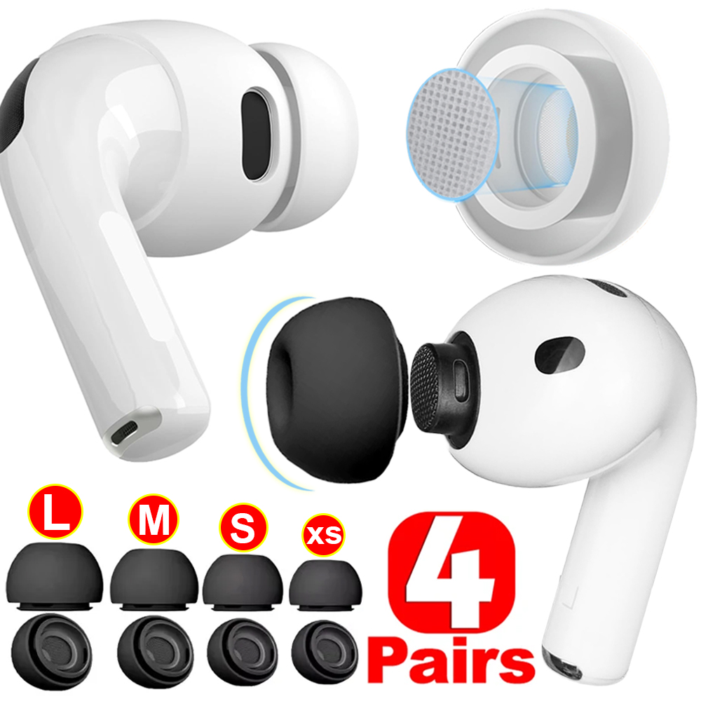 4/1Pairs Silicone Ear Tip Prot - Power Bank Wireless recension och pris