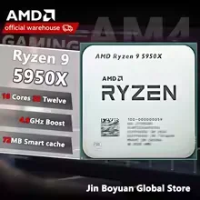 AMD Ryzen 9 5950X R9 5950X Des - Amd Cpu Ryzen 9 recension och pris