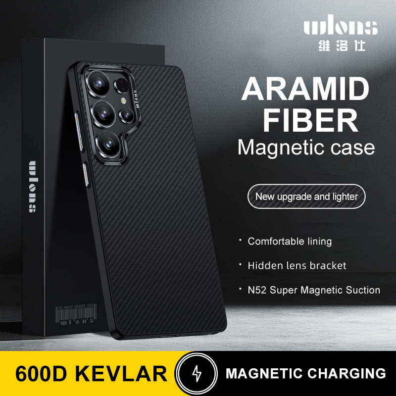 Wlons Carbon Aramid Fiber Magn - Phone Stand Aluminum recension och pris