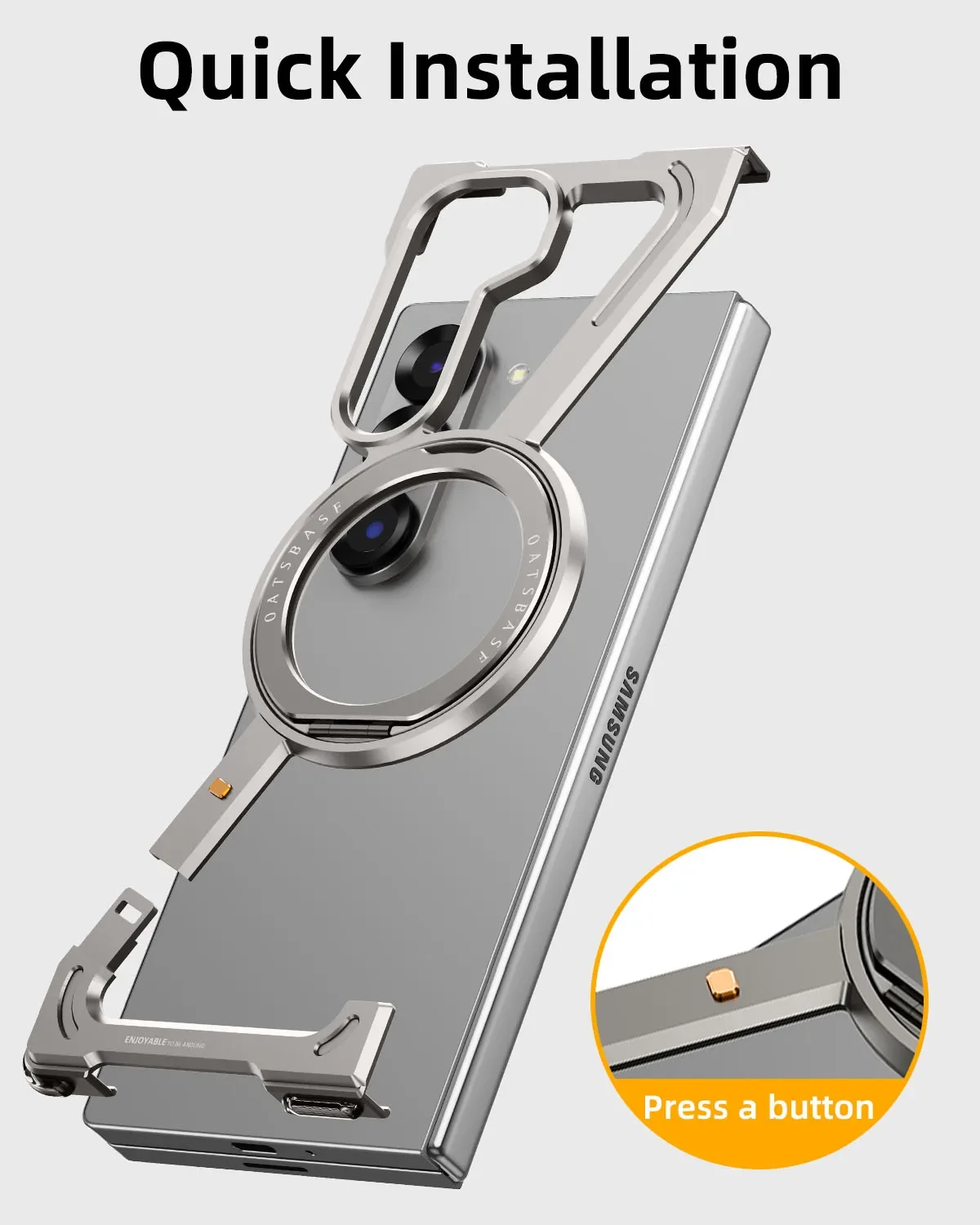 Eary for Samsung Galaxy Z Fold - Phone Stand Aluminum recension och pris
